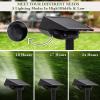 Moss & Stone Solar Outdoor Lights, IP44 Waterproof Outdoor Lights Solar Powered 3 Modes Motion Sensor Lights, 231 LED Security Lights 270° Wide Angle for Garden Patio Yard – 2Pack(Solar Landscape Spotlights)