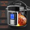 Moss & Stone – Small Digital Electric Rice Cooker, 4-8 Cups, 10 Preset Settings, Brown and White Rice Steamer, Slow Cooker with Steamer for Vegetables, Pot(Electric Pressure Cooker)