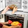 Moss & Stone 6-Piece Clear Glass Casserole Dishes for Oven With Lids, Durable Borosilicate Glass Bakeware Set, Microwave Safe, 3 Round Sizes for Cooking, Serving & Storage(Clear Glass)