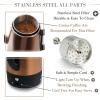 Moss & Stone Electric Coffee Percolator – Red Body Coffee Maker with Stainless Steel Lid, Percolator Electric Pot, Fast Boil 10 Cup Red Camping Coffee Pot(Copper)