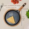Moss & Stone Electric Crepe Maker – 8” Portable Crepe Pan Nonstick with Dipping Plate, Auto Shut-Off, On/Off Switch, Even Heating & One Automatic Temperature Control – Compact Crepe Maker(Stove Black)