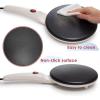 Moss & Stone Electric Crepe Maker – 8” Portable Crepe Pan Nonstick with Dipping Plate, Auto Shut-Off, On/Off Switch, Even Heating & One Automatic Temperature Control – Compact Crepe Maker(Electric White)