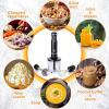 Moss & Stone Hand Blender With Egg Whisk, Powerful 300-Watt Stick Blender, Hand Mixer Set Stainless Steel Shaft & Blades, Black Handheld Blender With Ergonomic Handle (Without Chopper)(Black)