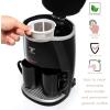Moss & Stone Mini Drip Coffee Maker with Mug (5 oz Mugs), Small Coffee Pot With 2 Coffee Cups, Mini Coffee Maker (2 Drip & 2 Mug)(2 Cup)