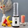 Moss & Stone Single Serve Blender, White & Red, 20 oz(White & Black)