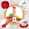 Moss & Stone Single Serve Blender, White & Red, 20 oz(White & Red)