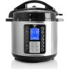 Moss & Stone – Small Digital Electric Rice Cooker, 4-8 Cups, 10 Preset Settings, Brown and White Rice Steamer, Slow Cooker with Steamer for Vegetables, Pot(Electric Pressure Cooker)