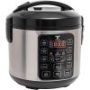 Moss & Stone – Small Digital Electric Rice Cooker, 4-8 Cups, 10 Preset Settings, Brown and White Rice Steamer, Slow Cooker with Steamer for Vegetables, Pot(Electric Rice Cooker)