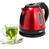 Moss & Stone 1.2L Stainless Steel Small Electric Kettle Red Color, Cordless 1500w Fast Boiling Pot, Portable Hot Water Electric Tea Kettle With Boil Dry Protection & Auto Shut-Off(Red)
