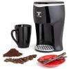 Moss & Stone Mini Drip Coffee Maker with Mug (5 oz Mugs), Small Coffee Pot With 2 Coffee Cups, Mini Coffee Maker (2 Drip & 2 Mug)(1 Cup)