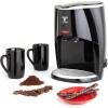 Moss & Stone Mini Drip Coffee Maker with Mug (5 oz Mugs), Small Coffee Pot With 2 Coffee Cups, Mini Coffee Maker (2 Drip & 2 Mug)(2 Cup)