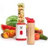 Moss & Stone Single Serve Blender, White & Red, 20 oz(White & Red)